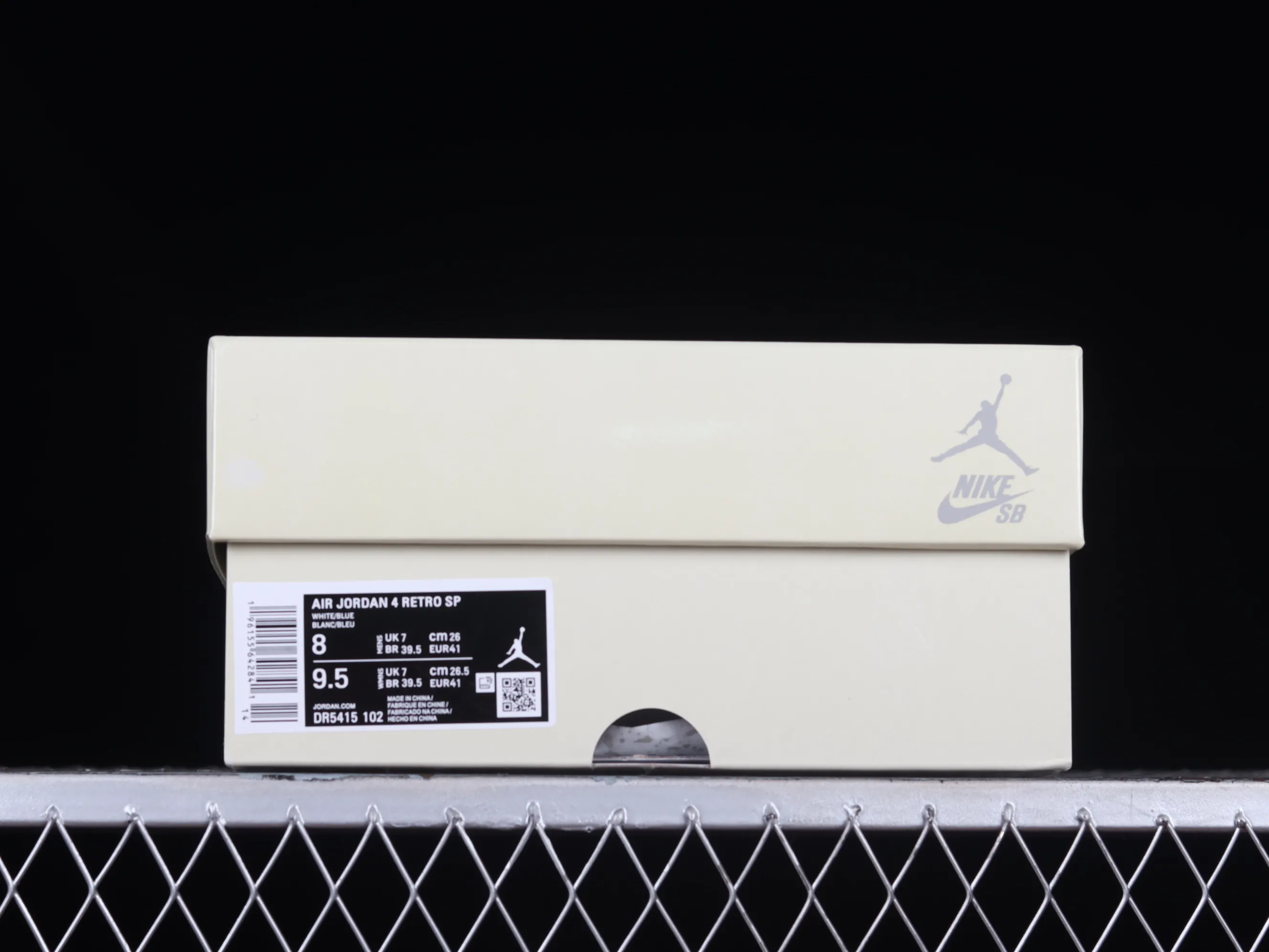 All categories Air Jordan Jordan series basketball shoes Air Jordan 4 Nike SB x Jordan Air Jordan 4 "Sapphire" AJ4 Joe 4 joint sapphire DR5415-102